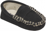 Moccasin Sueded Leather Shoe-Dark Navy Sueded